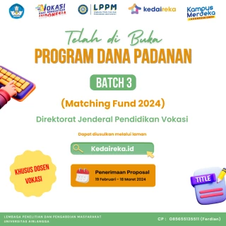Call For Proposal Program Dana Padanan (Matching Fund 2024) Ditjen ...